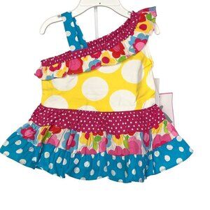 RARE EDITIONS 2‎ PCS SET OUTFIT DRESS & BOTTOM 6 MOS NEW WITH TAG
